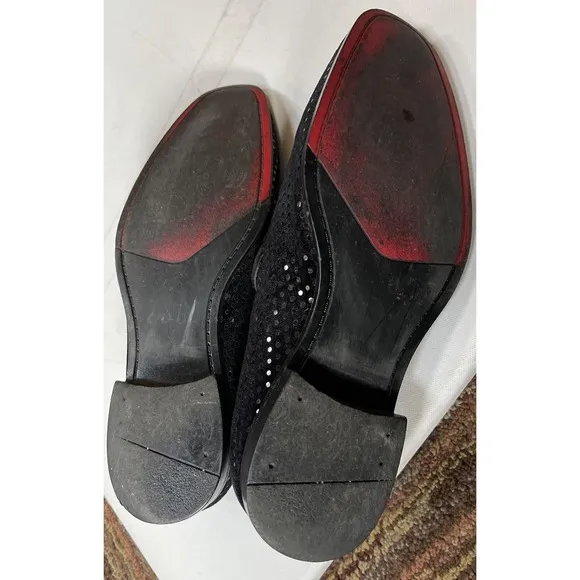 AFTER MIDNIGHT AM Mens 6786 Sequin Loafer Slip-On Shoes Smoker Formal‎ Size 10