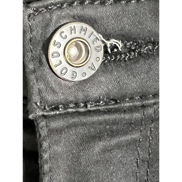 AG Adriano Goldschmied Jeans Women’s 27R Black Jodi High Rise Slim Flare Crop