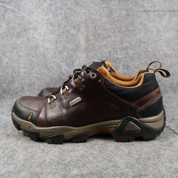 Ahnu Shoes Mens 8.5 Hiking Sportswear Coburn Low Waterproof Leather Trail Brown