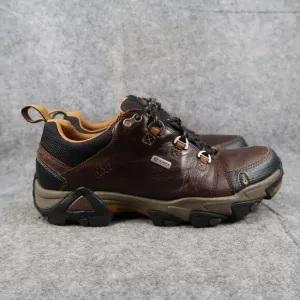 Ahnu Shoes Mens 8.5 Hiking Sportswear Coburn Low Waterproof Leather Trail Brown