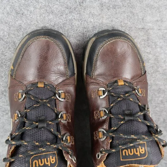 Ahnu Shoes Mens 8.5 Hiking Sportswear Coburn Low Waterproof Leather Trail Brown