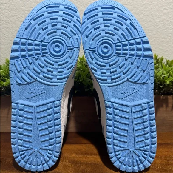 Air Jordan 1 Mule Slip On Leather Golf Shoes University Blue FJ1214-400 Size 14