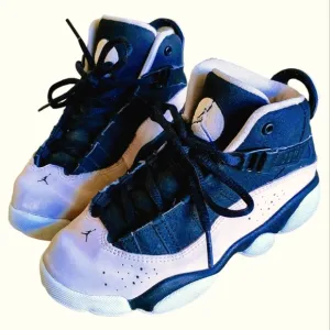 Air Jordan 6 Rings PS Pink and Black   Shoes