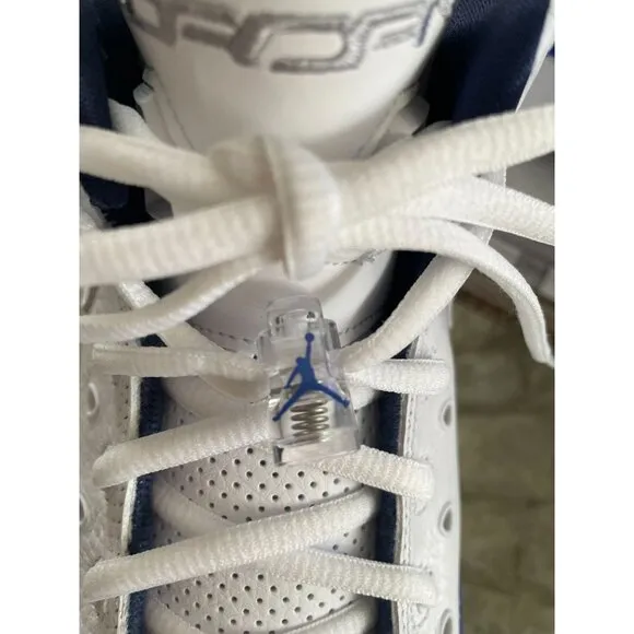 Air Jordan Bloyal Basketball Shoes White/Metallic Silver Mens Size 10