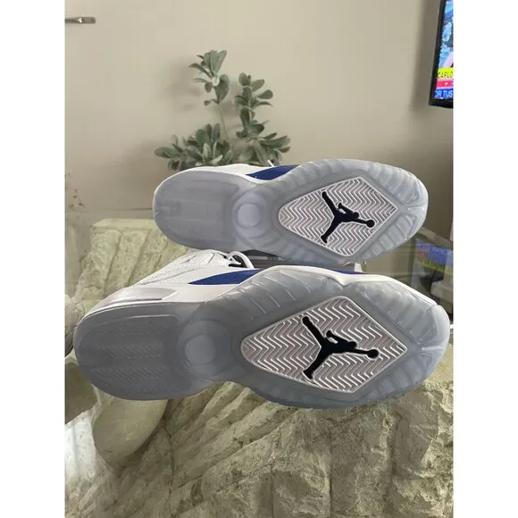 Air Jordan Bloyal Basketball Shoes White/Metallic Silver Mens Size 10
