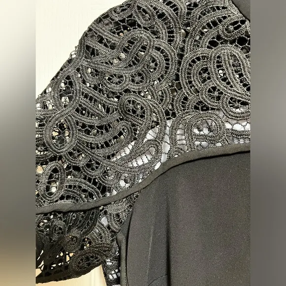 A.L.C. “Jude” Black &amp; White Mini Lace Dress Sz 2 Sophisticated Flirty &amp; Feminine