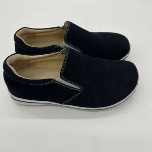 Alegria PG Lite Aaron Navy Suede Men’s Comfort Slip on Shoes size 40