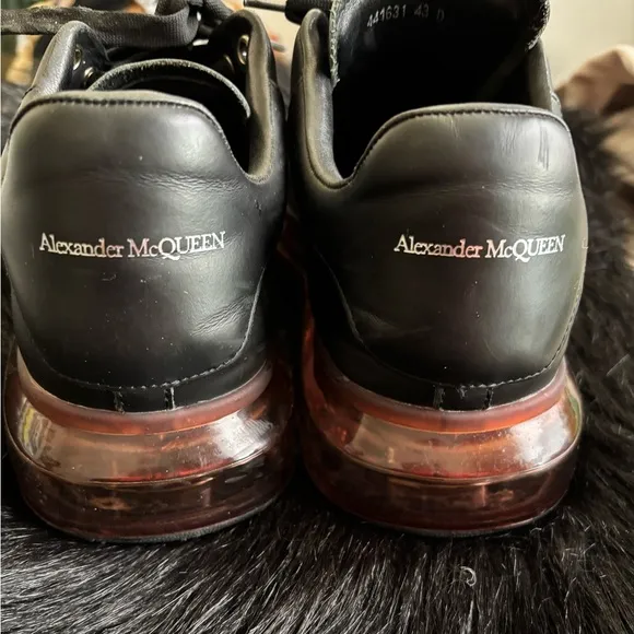 Alexander McQueen Black Men's Shoes, needs new shoelaces, Size 10