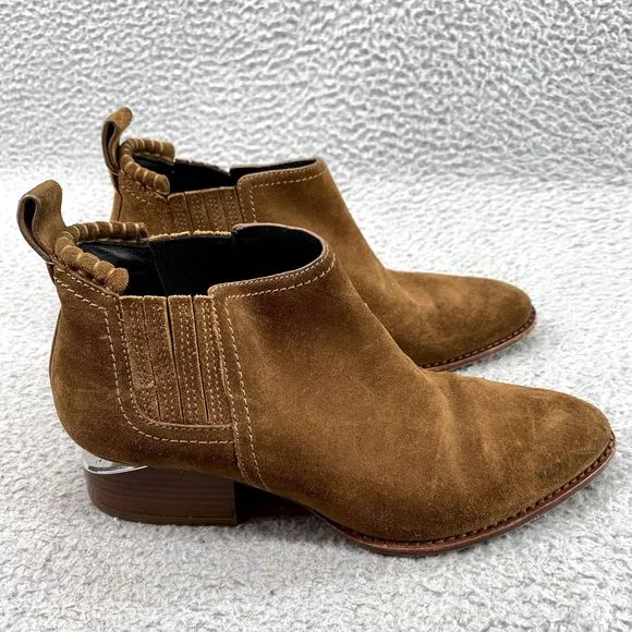 Alexander‎ Wang Shoes Adult EU 35/ US 5 Tan Leather Kori Rose Gold Ankle Boots