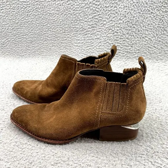 Alexander‎ Wang Shoes Adult EU 35/ US 5 Tan Leather Kori Rose Gold Ankle Boots