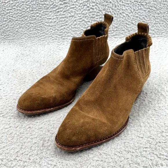 Alexander‎ Wang Shoes Adult EU 35/ US 5 Tan Leather Kori Rose Gold Ankle Boots