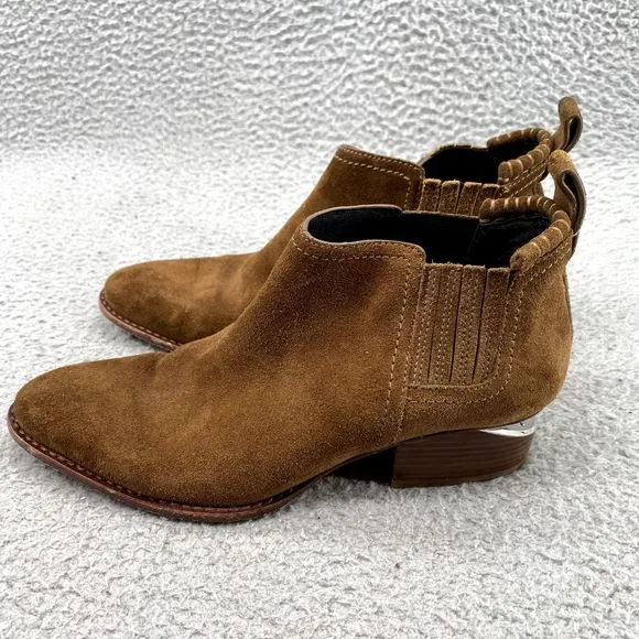 Alexander‎ Wang Shoes Adult EU 35/ US 5 Tan Leather Kori Rose Gold Ankle Boots