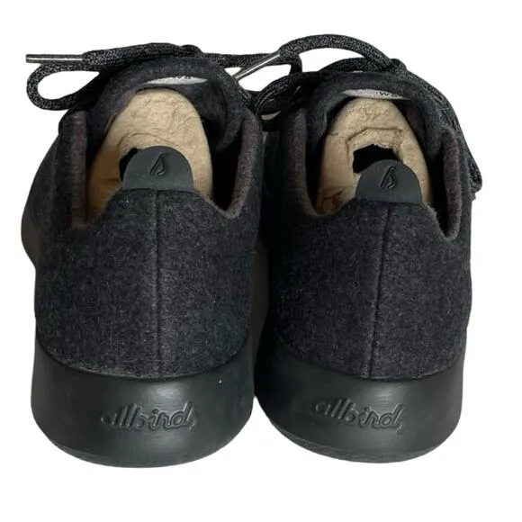 Allbirds Grey Black Merino Wool Runners Size 8
