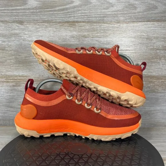 Allbirds Men's Trail Runners SWT Diablo Orange Lace Up Running Shoes Size 9