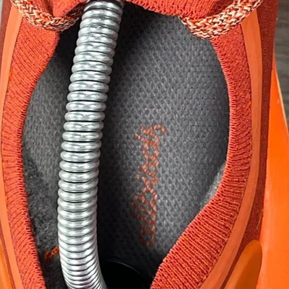 Allbirds Men's Trail Runners SWT Diablo Orange Lace Up Running Shoes Size 9