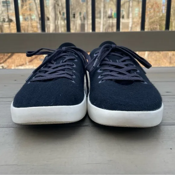 Allbirds Men's Wool Pipers Shoes in True Black (White Sole) size 14