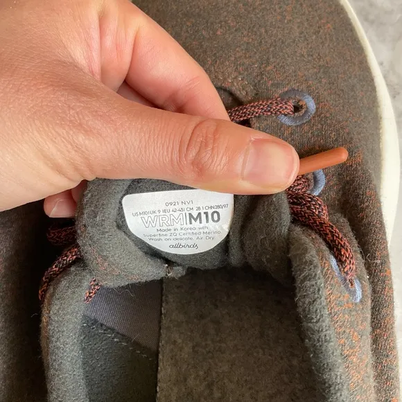 Allbirds Men’s Wool Runner Mizzles