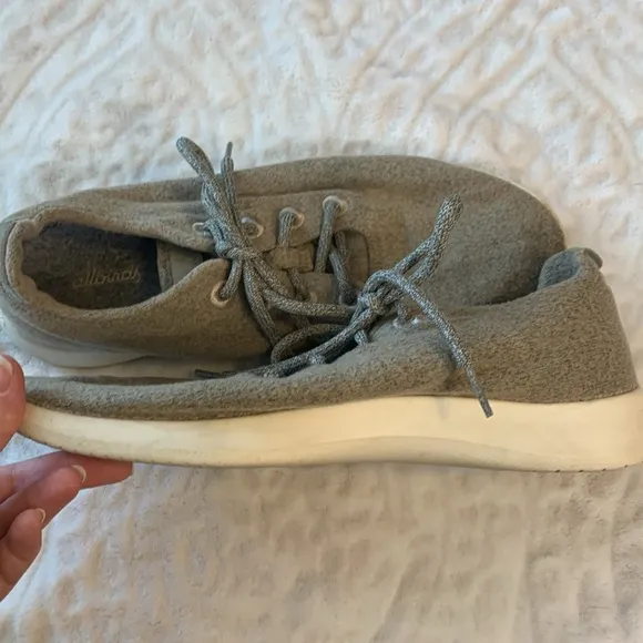 Allbirds Men's Wool Runner Shoes Gray Tan Size 10
