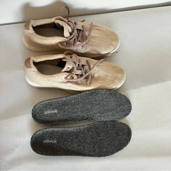 Allbirds Men’s Wool Runner Sneakers Size 9 Oatmeal Light Brown Mizzles
