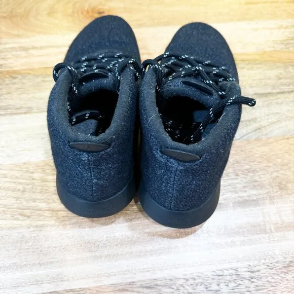 Allbirds Men's Wool Runner-up Mizzles Natural Black Khaki Sole Sneakers