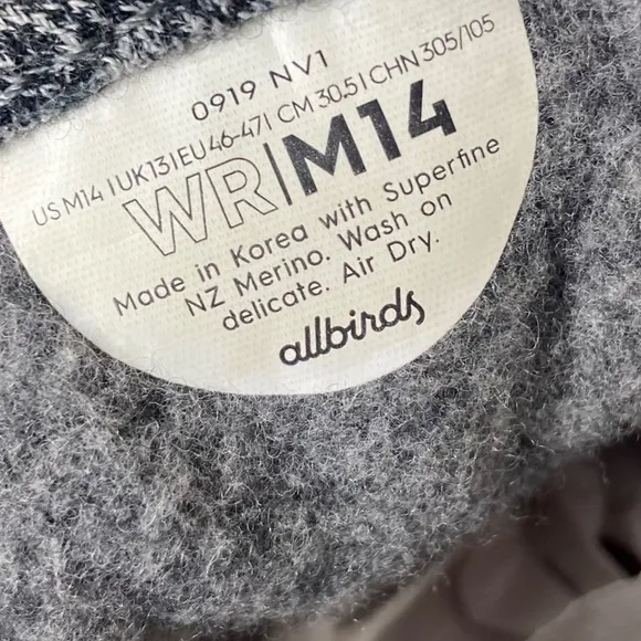 Allbirds Men’s Wool Runners Gray