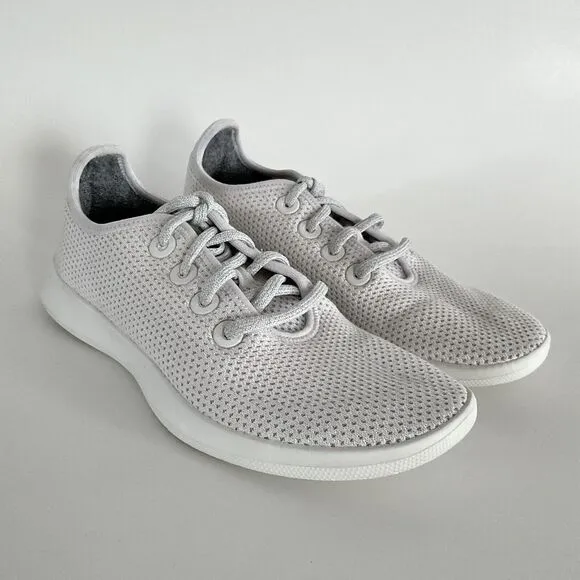 allbirds Sneakers 8 Ivory Wool Runners Lace-up Sustainable Comfort Shoes