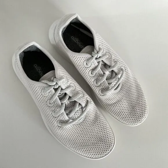 allbirds Sneakers 8 Ivory Wool Runners Lace-up Sustainable Comfort Shoes