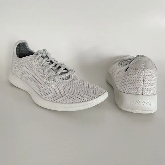 allbirds Sneakers 8 Ivory Wool Runners Lace-up Sustainable Comfort Shoes