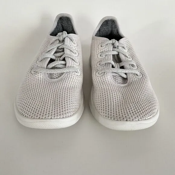 allbirds Sneakers 8 Ivory Wool Runners Lace-up Sustainable Comfort Shoes