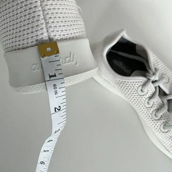 allbirds Sneakers 8 Ivory Wool Runners Lace-up Sustainable Comfort Shoes
