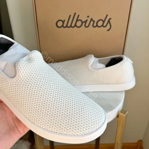 Allbirds Tree Loungers White Slip-on Shoes Kaikoura White size 10 women’s