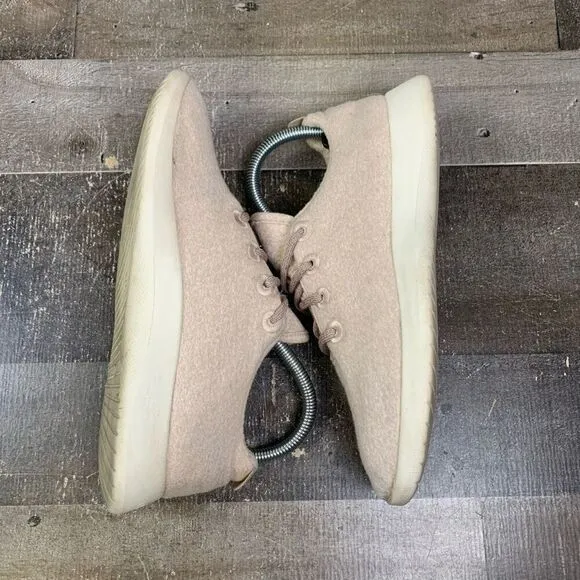 Allbirds Womens Size 8 Merino Wool Runners Shoes Cream Comfort Walking Support