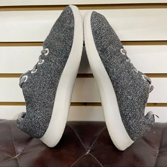 Allbirds Women's Wool Runners Natural Grey/Grey Sole Comfort Shoes Size 9