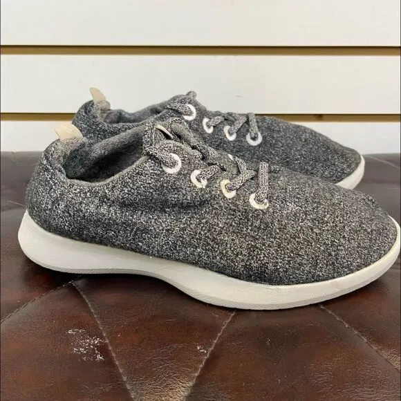 Allbirds Women's Wool Runners Natural Grey/Grey Sole Comfort Shoes Size 9