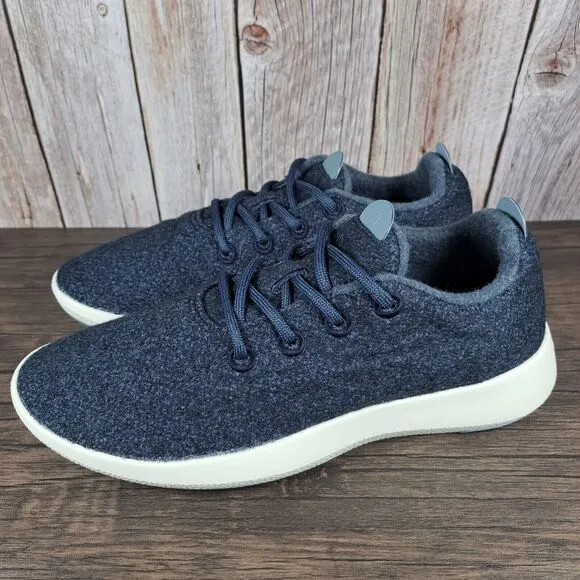 Allbirds Wool Runner Mizzle Sneaker Men's Sz 10 Navy (VGC)