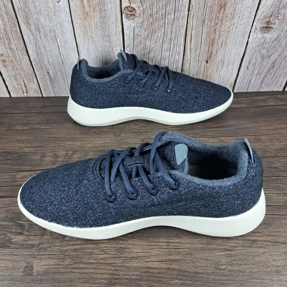 Allbirds Wool Runner Mizzle Sneaker Men's Sz 10 Navy (VGC)