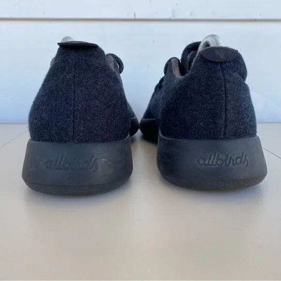 Allbirds Wool Runners Athletic Comfort Running Shoes Natural Black Heather Men 9