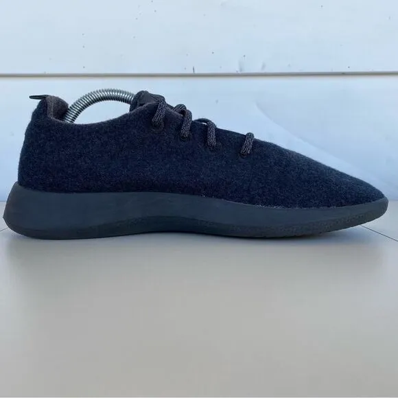 Allbirds Wool Runners Athletic Comfort Running Shoes Natural Black Heather Men 9