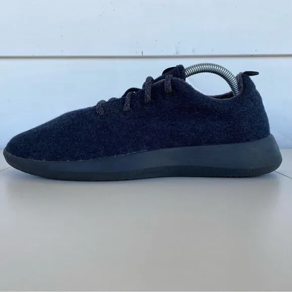 Allbirds Wool Runners Athletic Comfort Running Shoes Natural Black Heather Men 9
