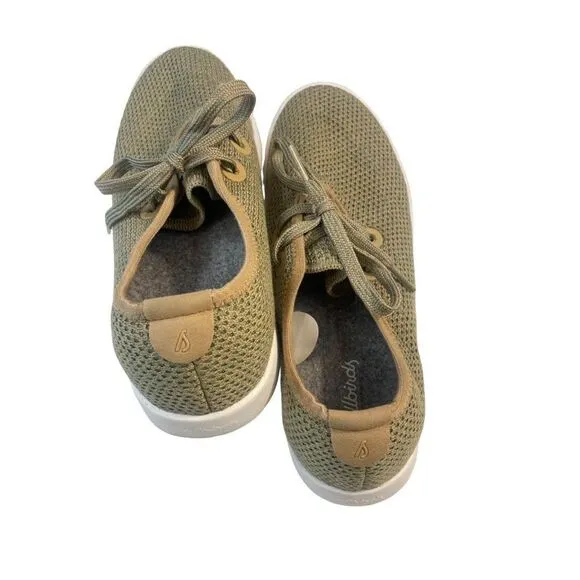 ALLBIRDS Women’s Hazy Beige (Natural White Sole) Tree Skippers shoes Women's 8