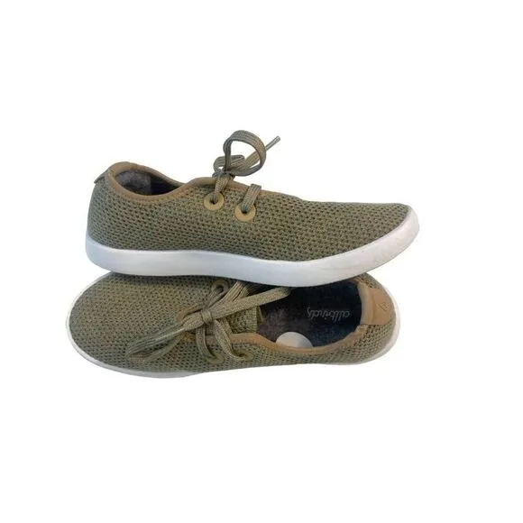 ALLBIRDS Women’s Hazy Beige (Natural White Sole) Tree Skippers shoes Women's 8