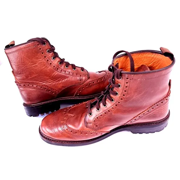 Allen Edmonds &quot;CHAPMAN&quot; WEATHERPROOF Men's Wingtip Boots 11.5 D 4897