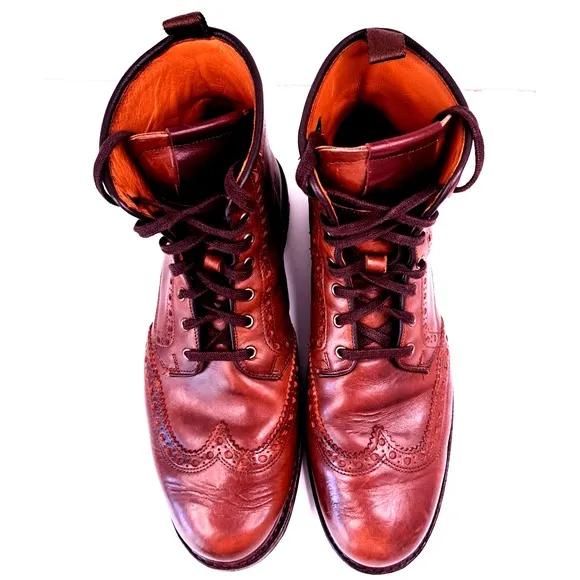 Allen Edmonds &quot;CHAPMAN&quot; WEATHERPROOF Men's Wingtip Boots 11.5 D 4897