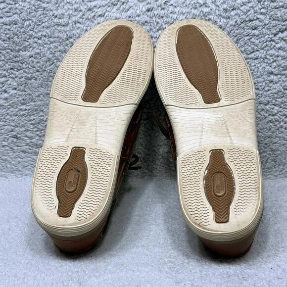 Allen Edmonds Eastport Mens Size 10 Boat Shoes Loafers Moc Toe Brown Leather