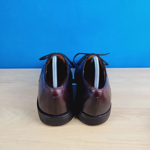 Allen Edmonds Holbrook 2002 Vtg Mens Size 10 Shoes Brown leather Blucher‎ shoes