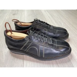 Allen Edmonds Shoes Men 8.5D Black Voyager Oxfords Leather Balmoral Lace Up 6180