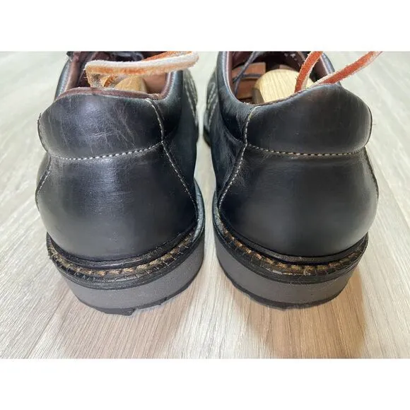 Allen Edmonds Shoes Men 8.5D Black Voyager Oxfords Leather Balmoral Lace Up 6180