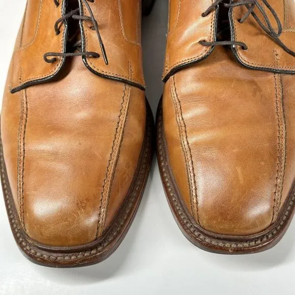 ALLEN EDMONDS Shoes Mens Size 11 D HILLCREST 5954 TAN Brown LEATHER Oxfords