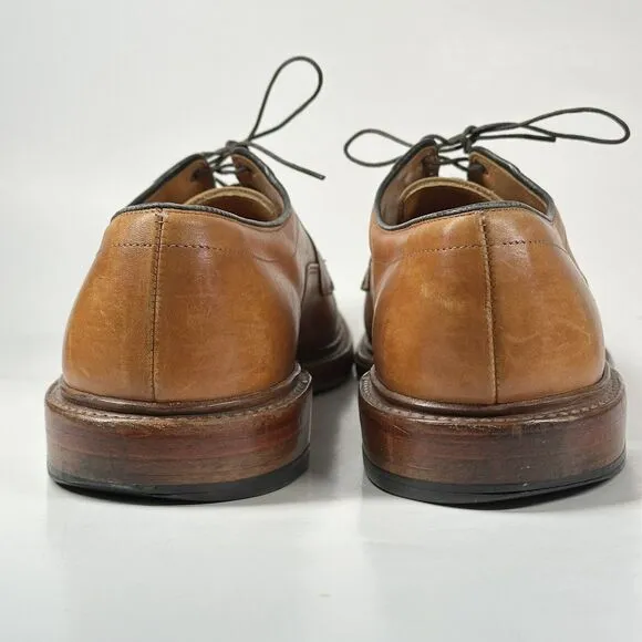 ALLEN EDMONDS Shoes Mens Size 11 D HILLCREST 5954 TAN Brown LEATHER Oxfords