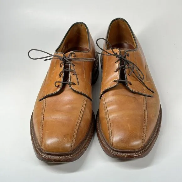 ALLEN EDMONDS Shoes Mens Size 11 D HILLCREST 5954 TAN Brown LEATHER Oxfords